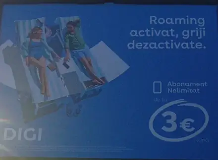 Digi roaming billboard, Craiova, 20 August 2026